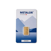Metalor 2 grams 999.9 Gold Investment Bar