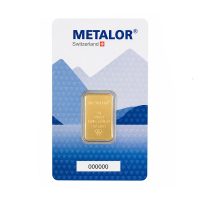 Metalor 5 grams 999.9 Gold Investment Bar